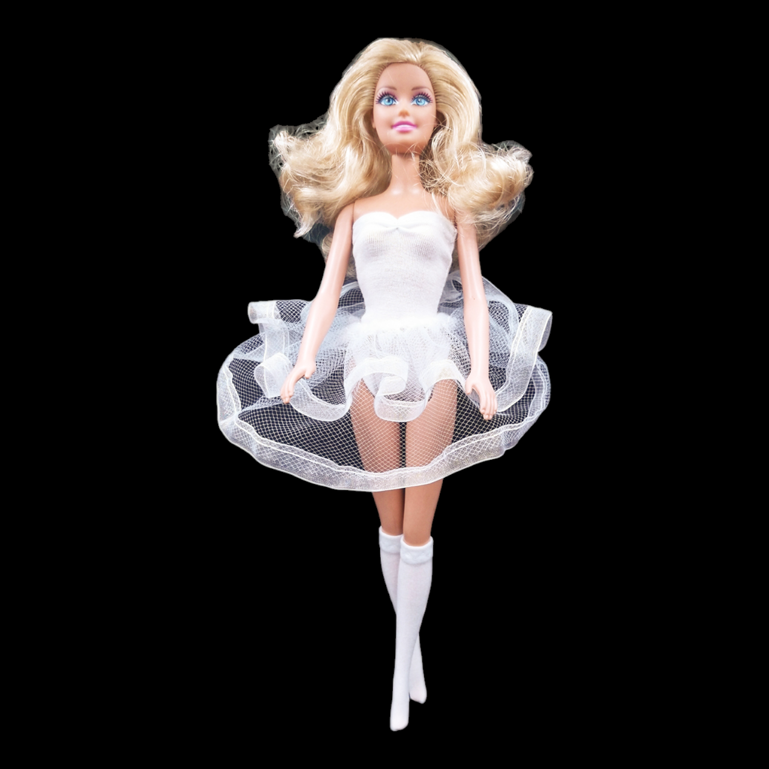 Barbie fürdőruha, dressz vagy body fehér színben