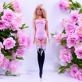 Barbie fürdőruha, dressz vagy body, rózsaszín
