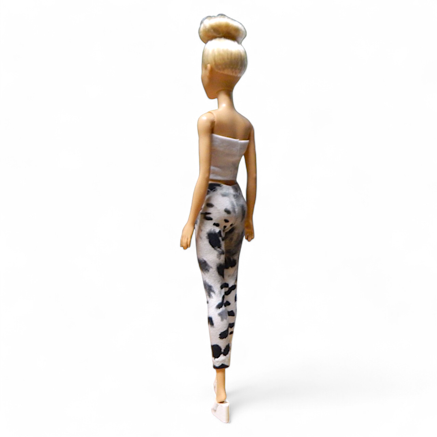 Szürke-fekete állatmintás barbie leggings