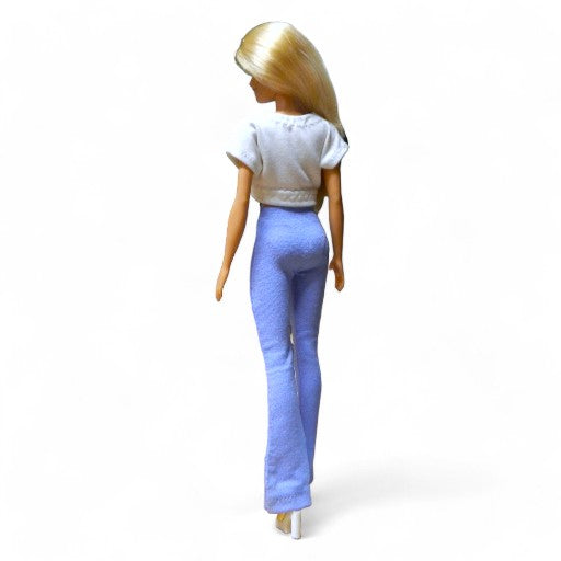 Oversized, rövid barbie póló, cuki angyalka mintával