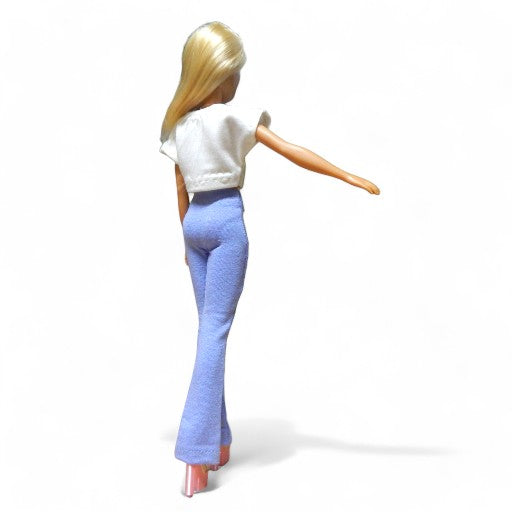 Oversized, rövid barbie póló, cuki angyalka mintával