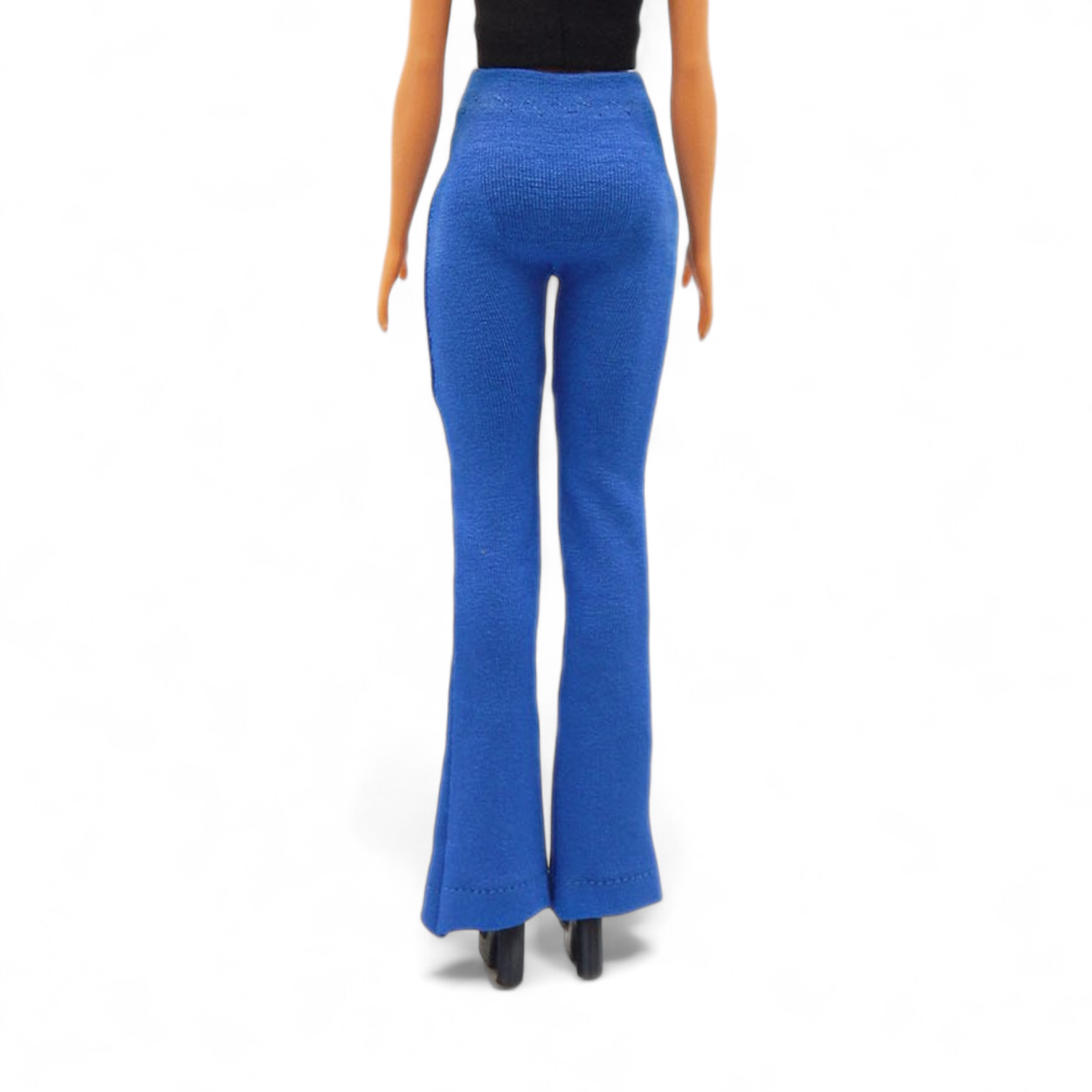 Királykék barbie trapéznadrág, magas derekú fazon