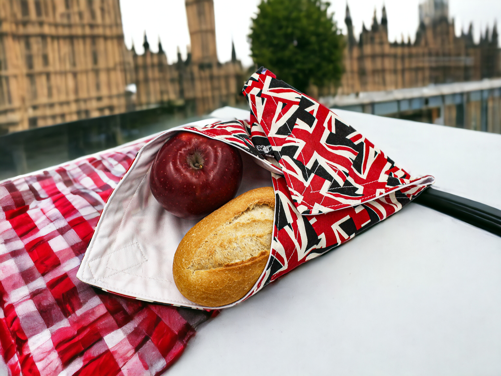 union jack mintás mosható szendvics csomagoló