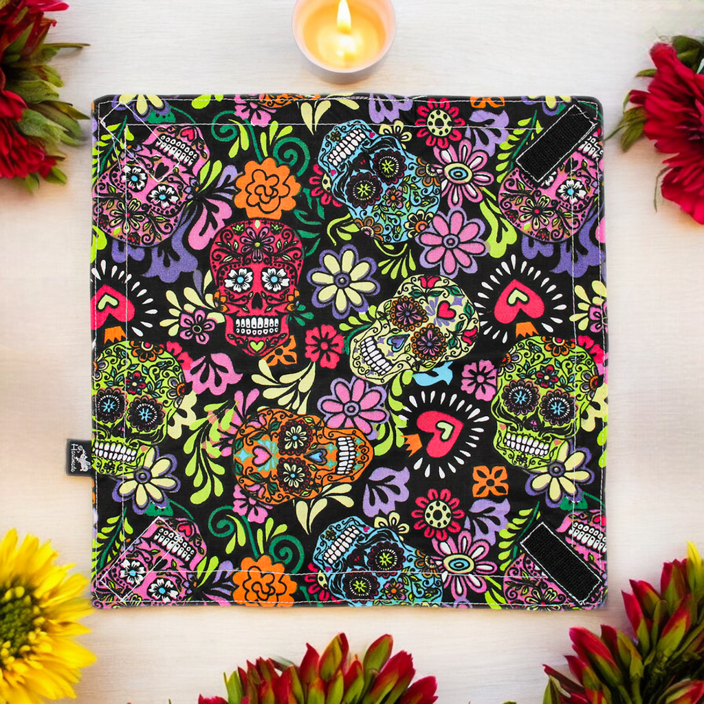Día de los Muertos mintás újraszalvéta szendvicshez